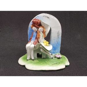 Vintage Zampiva Made in Italy Signed Art Figurine